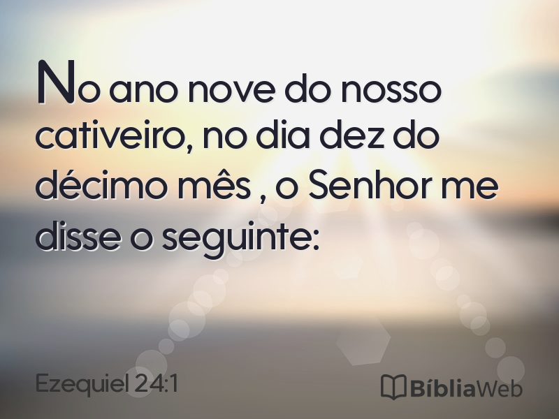 Ezequiel 24:1 em imagem para compartilhar