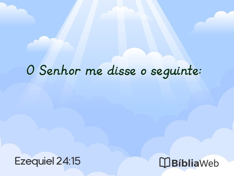 Ezequiel 24:15 em imagem para compartilhar