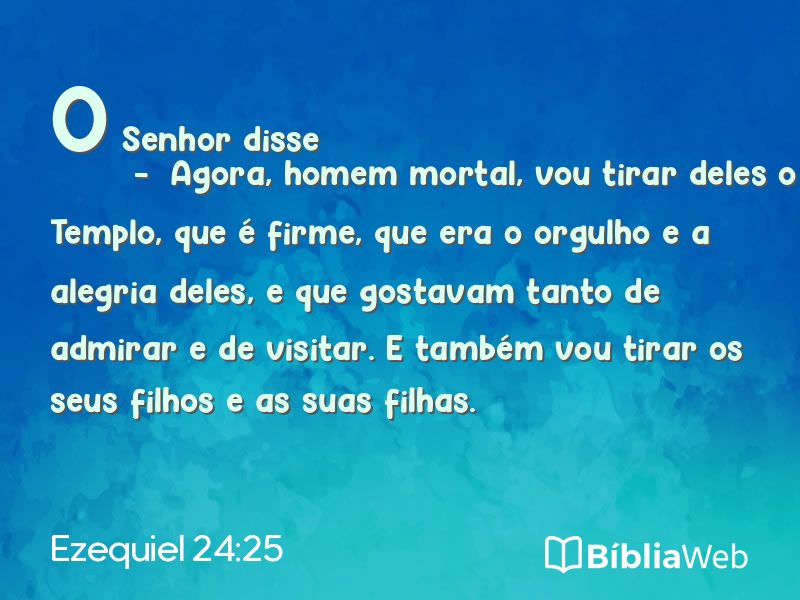 Ezequiel 24:25 em imagem para compartilhar