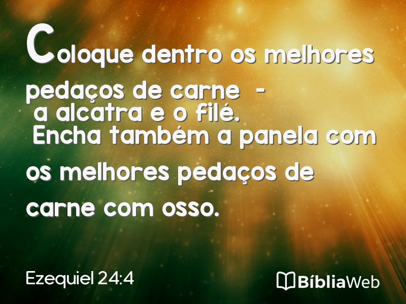 Ezequiel 24:4 em imagem para compartilhar