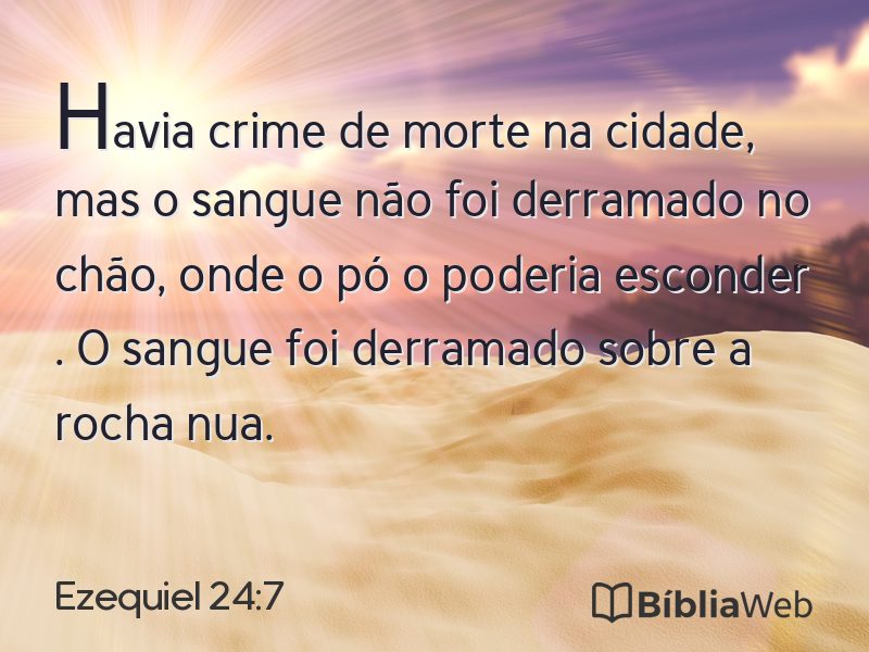 Ezequiel 24:7 em imagem para compartilhar