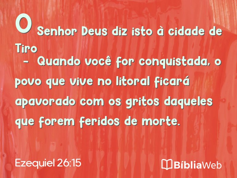 Ezequiel 26:15 em imagem para compartilhar