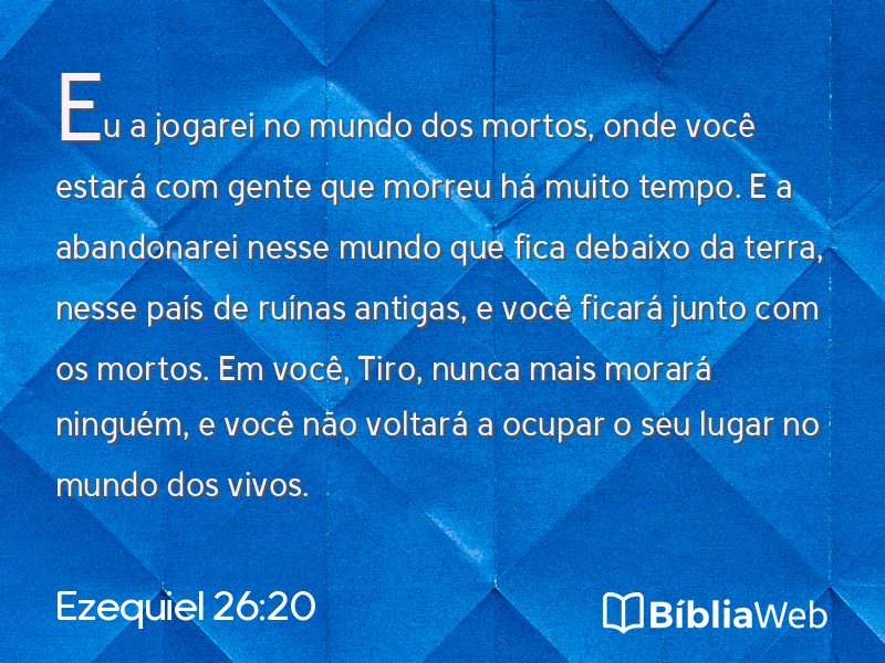 Ezequiel 26:20 em imagem para compartilhar