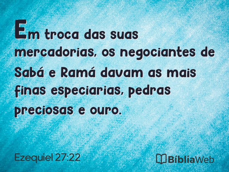 Ezequiel 27:22 em imagem para compartilhar