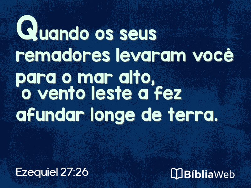 Ezequiel 27:26 em imagem para compartilhar