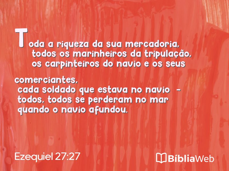 Ezequiel 27:27 em imagem para compartilhar