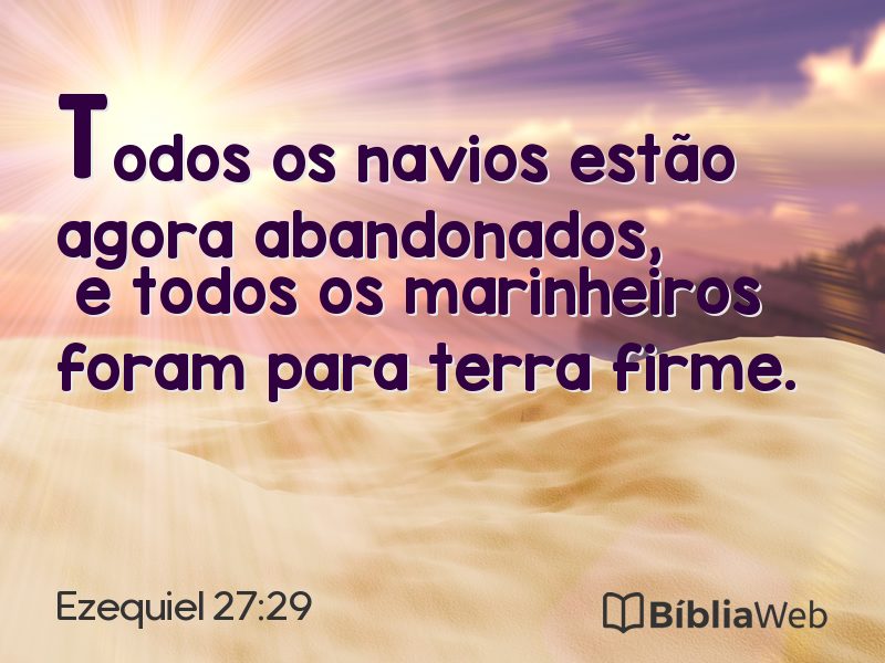Ezequiel 27:29 em imagem para compartilhar