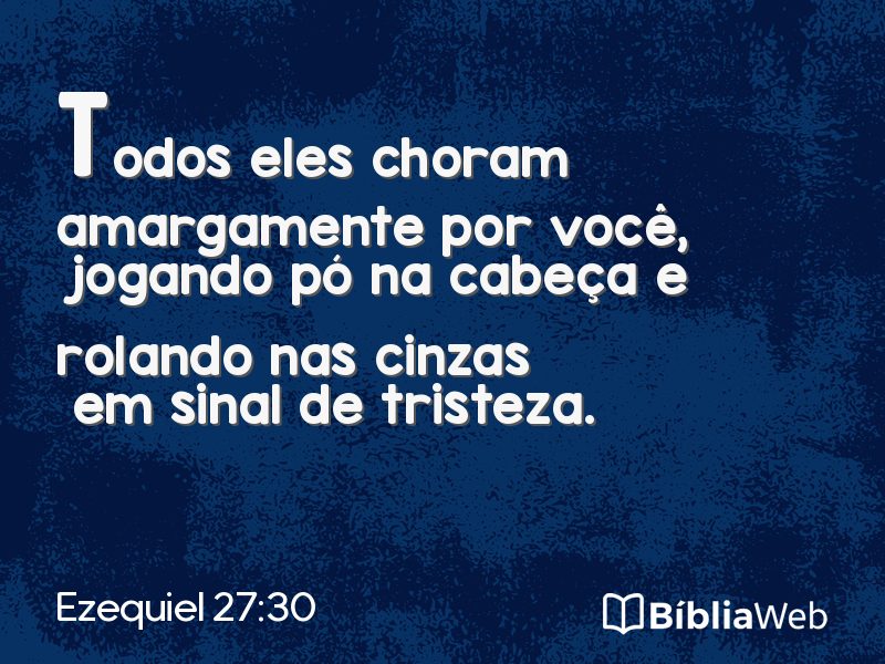 Ezequiel 27:30 em imagem para compartilhar