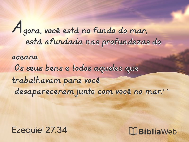 Ezequiel 27:34 em imagem para compartilhar