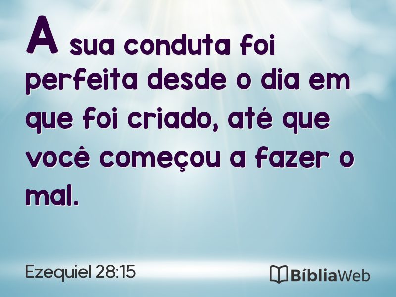 Ezequiel 28:15 em imagem para compartilhar