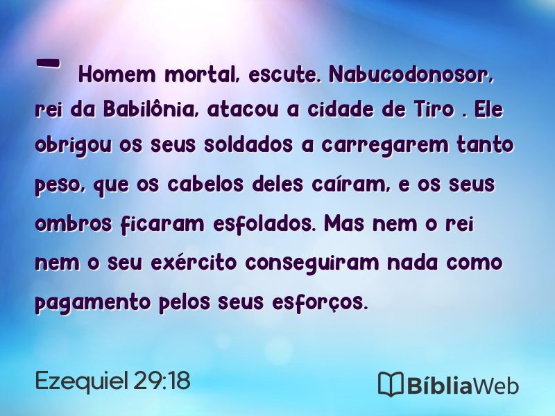 Ezequiel 29:18 em imagem para compartilhar