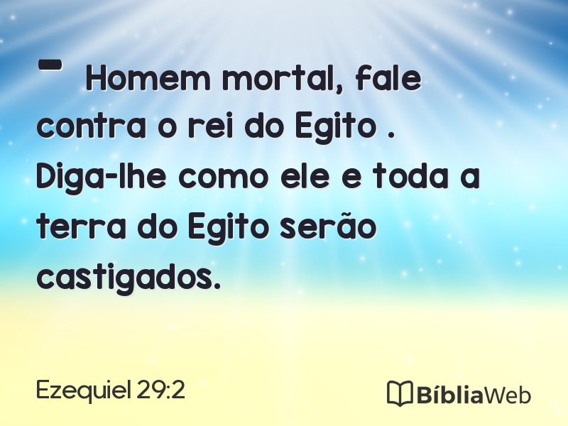 Ezequiel 29:2 em imagem para compartilhar