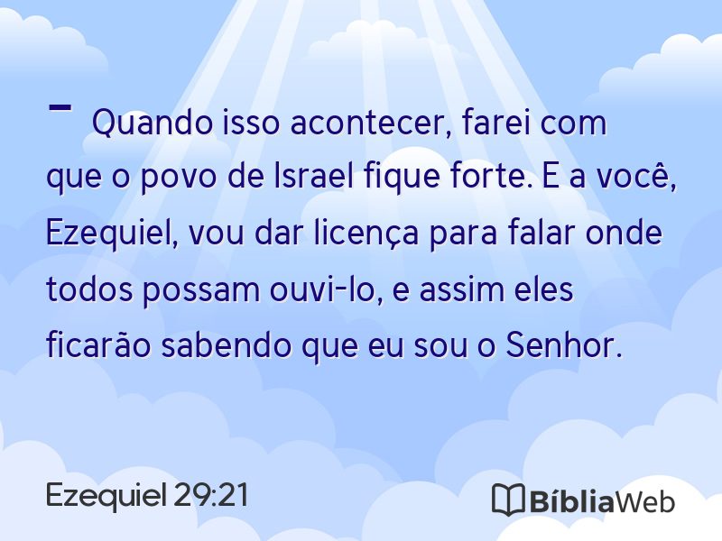 Ezequiel 29:21 em imagem para compartilhar