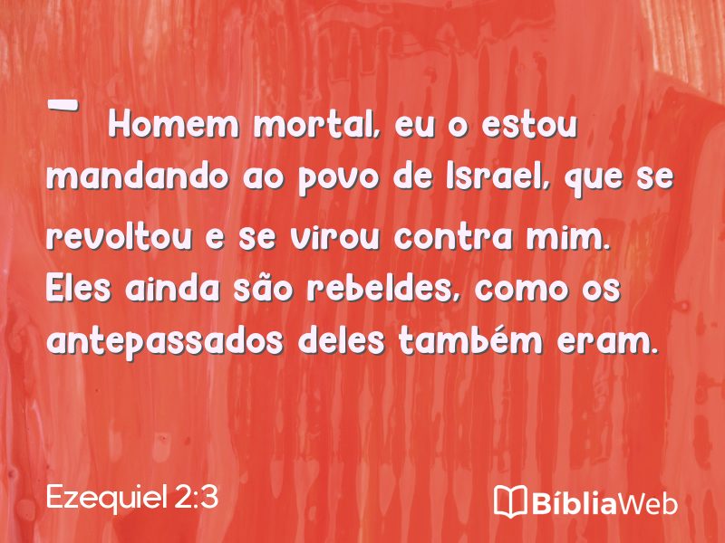 Ezequiel 2:3 em imagem para compartilhar
