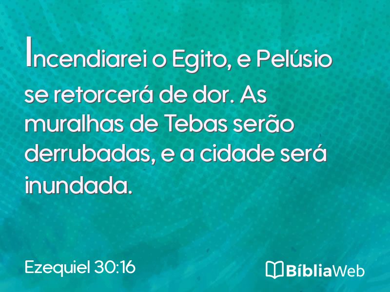 Ezequiel 30:16 em imagem para compartilhar
