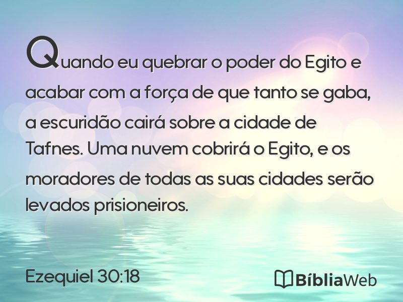 Ezequiel 30:18 em imagem para compartilhar