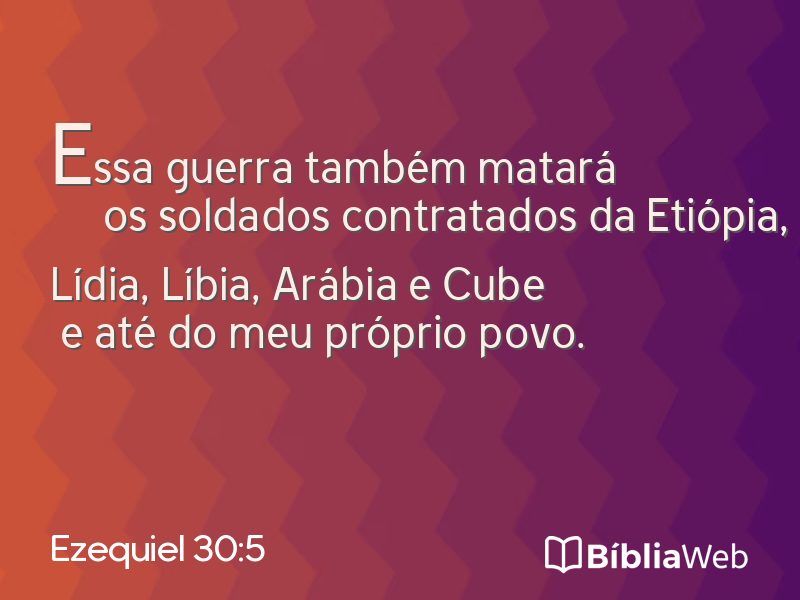 Ezequiel 30:5 em imagem para compartilhar