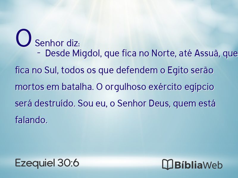 Ezequiel 30:6 em imagem para compartilhar