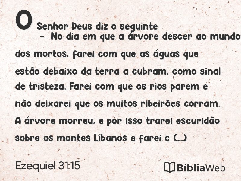 Ezequiel 31:15 em imagem para compartilhar