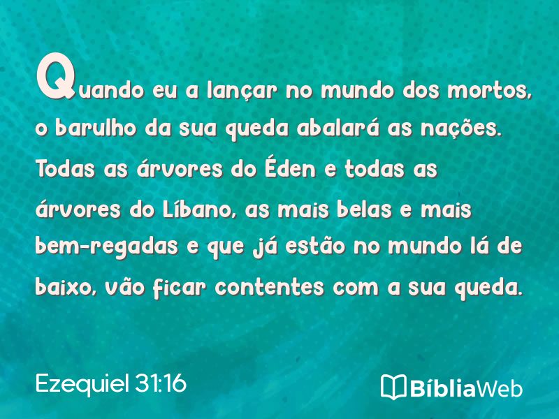 Ezequiel 31:16 em imagem para compartilhar