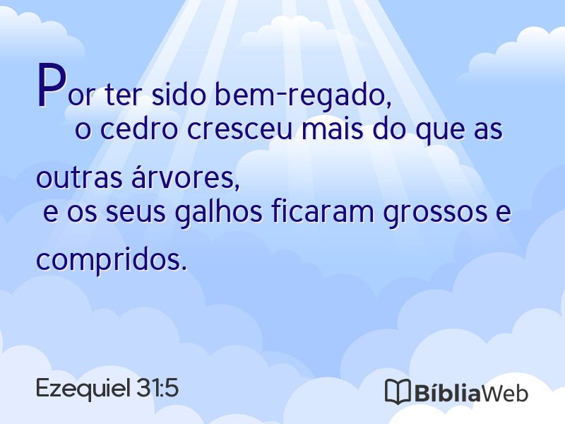 Ezequiel 31:5 em imagem para compartilhar