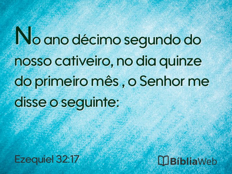 Ezequiel 32:17 em imagem para compartilhar