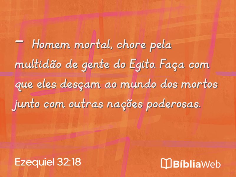Ezequiel 32:18 em imagem para compartilhar