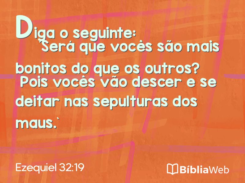 Ezequiel 32:19 em imagem para compartilhar