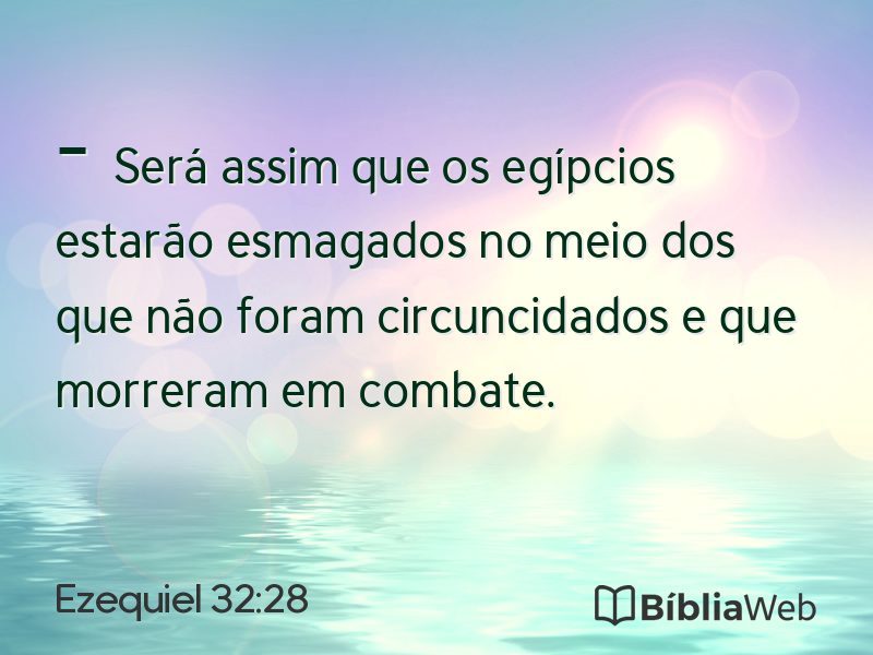Ezequiel 32:28 em imagem para compartilhar