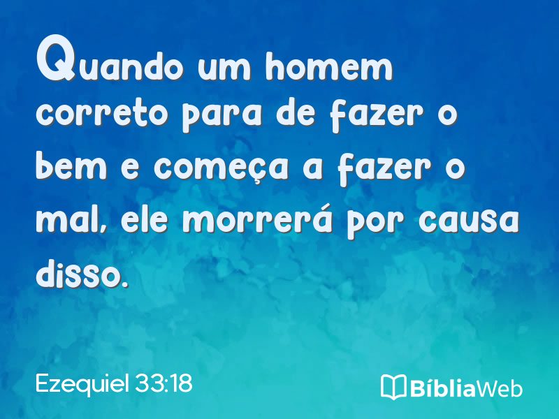 Ezequiel 33:18 em imagem para compartilhar