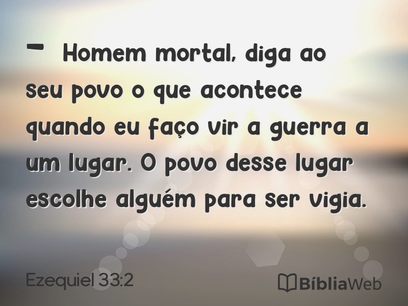 Ezequiel 33:2 em imagem para compartilhar