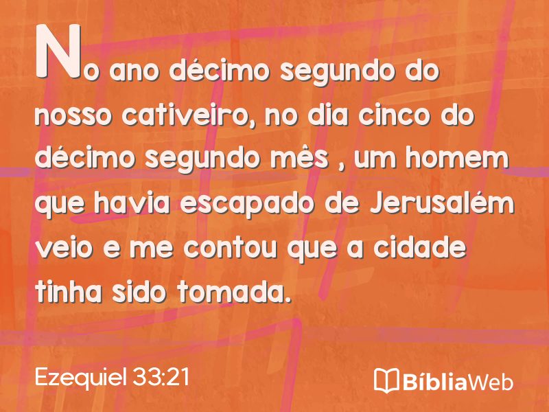 Ezequiel 33:21 em imagem para compartilhar