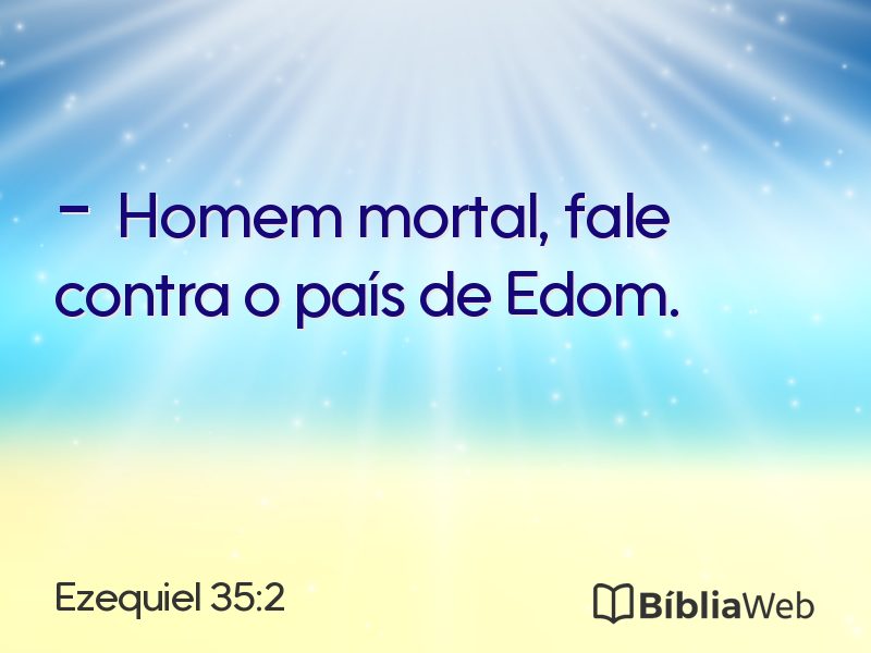 Ezequiel 35:2 em imagem para compartilhar
