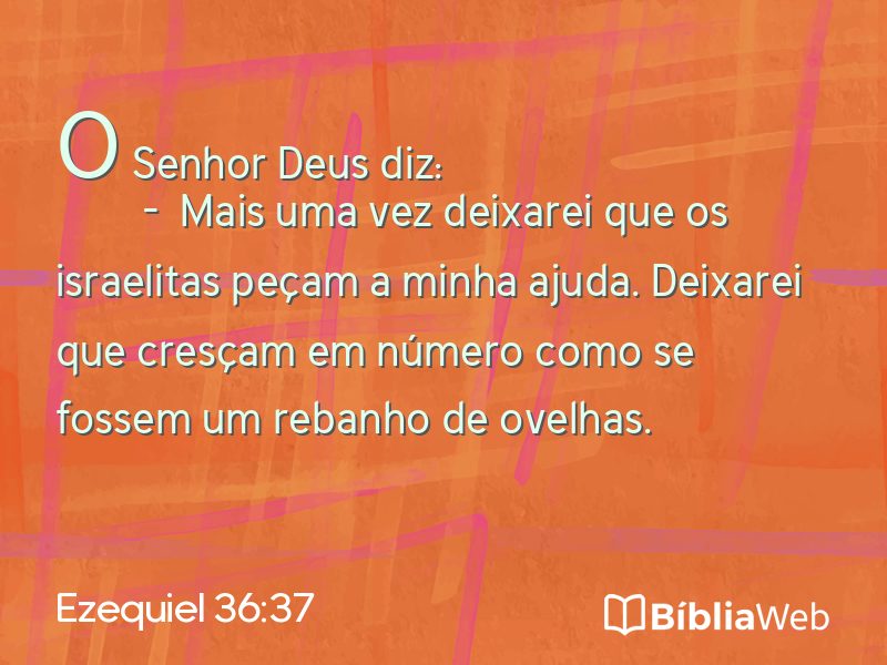 Ezequiel 36:37 em imagem para compartilhar