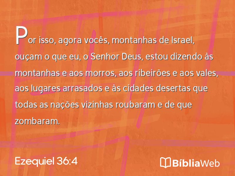 Ezequiel 36:4 em imagem para compartilhar