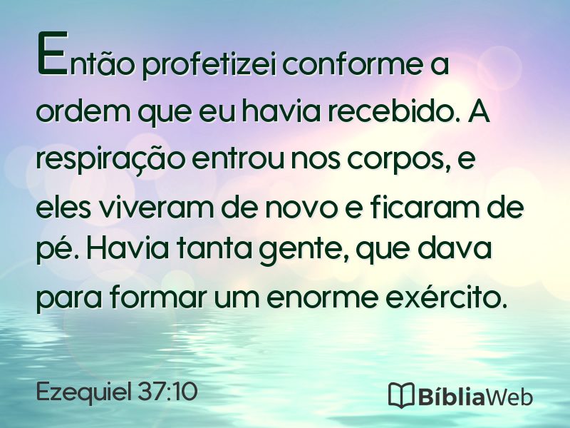 Ezequiel 37:10 em imagem para compartilhar