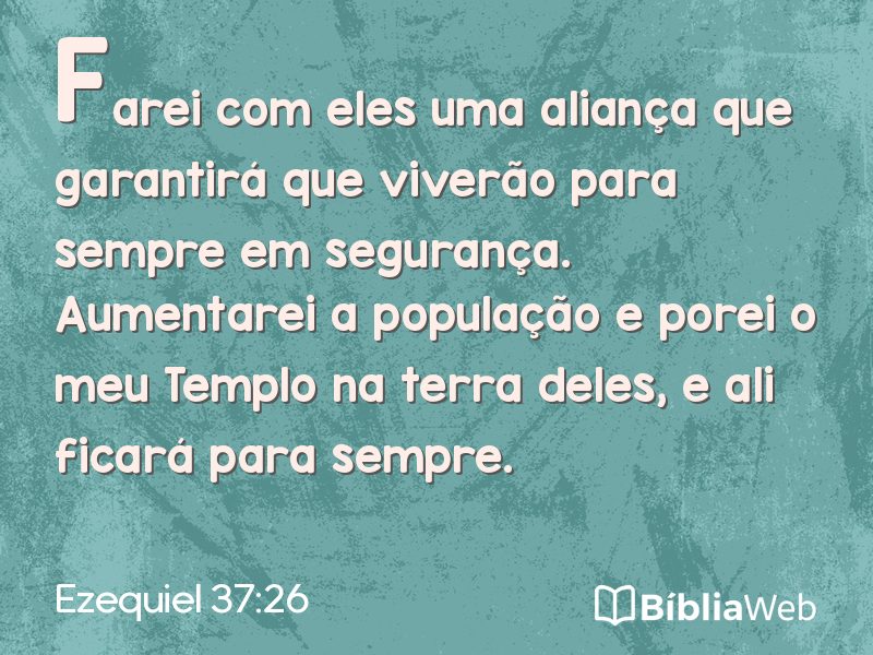 Ezequiel 37:26 em imagem para compartilhar