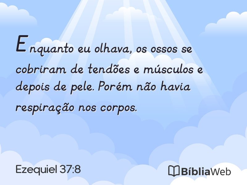 Ezequiel 37:8 em imagem para compartilhar