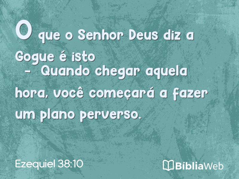 Ezequiel 38:10 em imagem para compartilhar