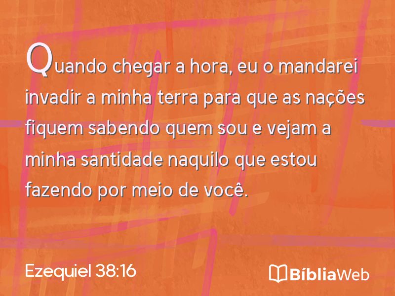 Ezequiel 38:16 em imagem para compartilhar