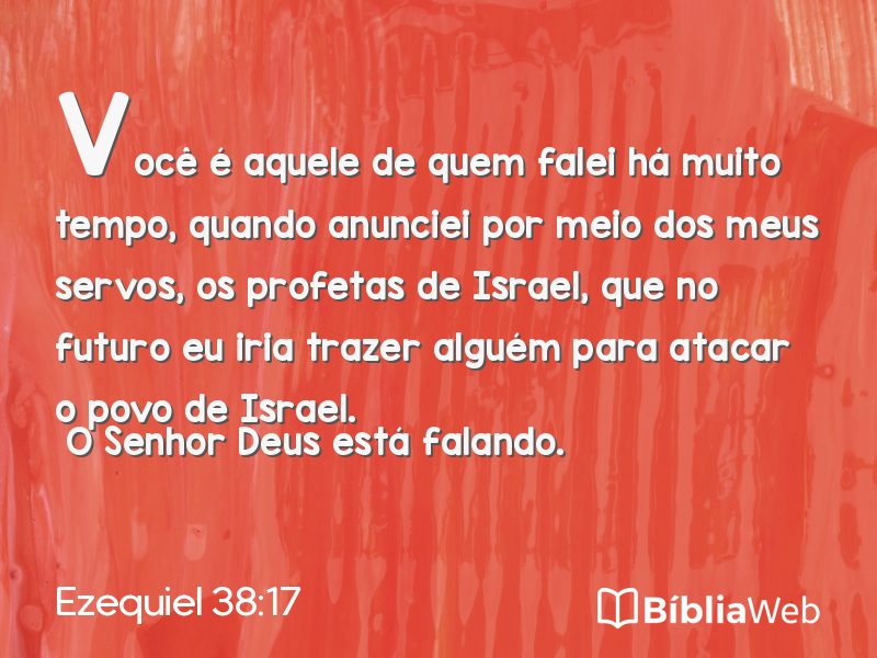 Ezequiel 38:17 em imagem para compartilhar