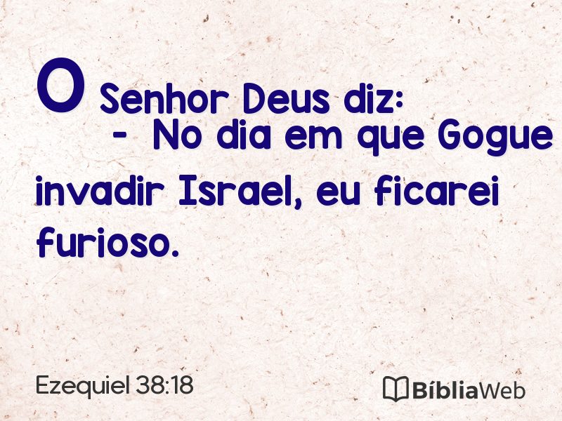 Ezequiel 38:18 em imagem para compartilhar