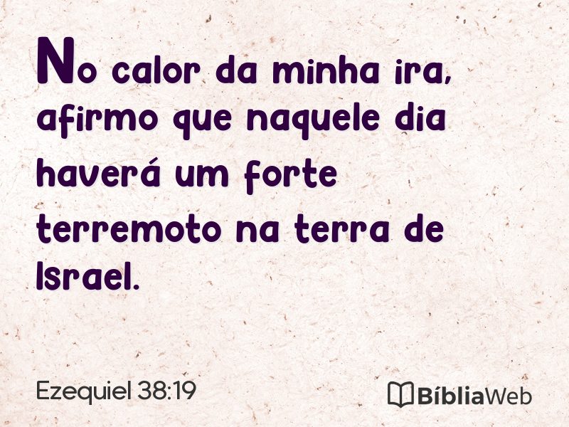 Ezequiel 38:19 em imagem para compartilhar