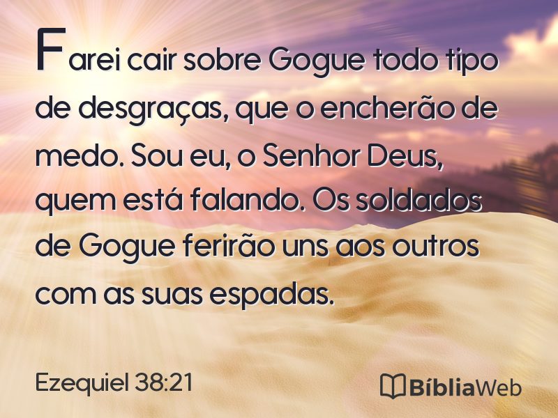 Ezequiel 38:21 em imagem para compartilhar