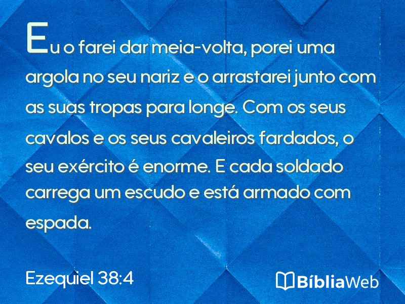 Ezequiel 38:4 em imagem para compartilhar