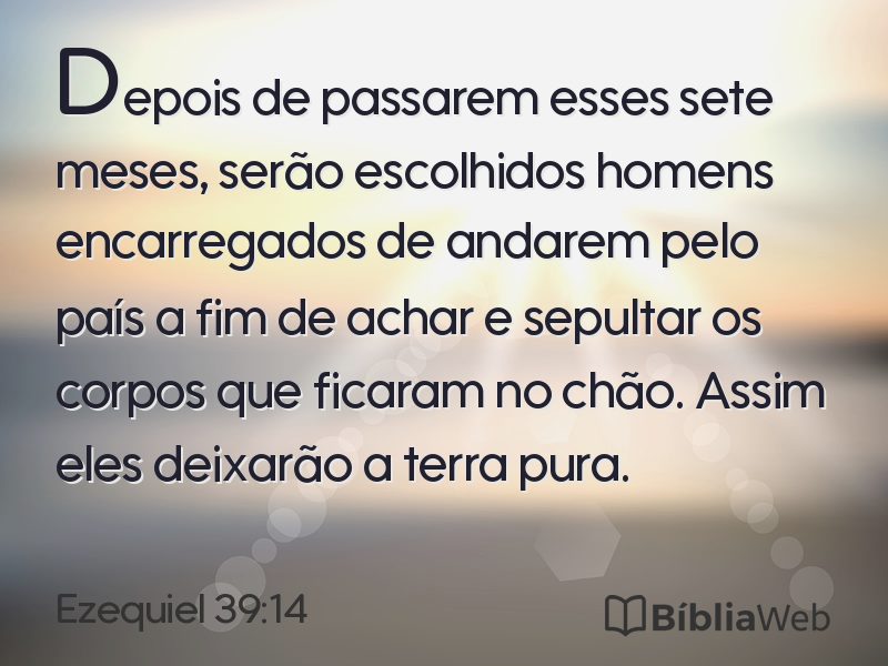 Ezequiel 39:14 em imagem para compartilhar