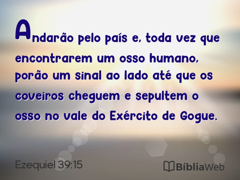 Ezequiel 39:15 em imagem para compartilhar