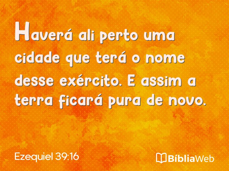 Ezequiel 39:16 em imagem para compartilhar