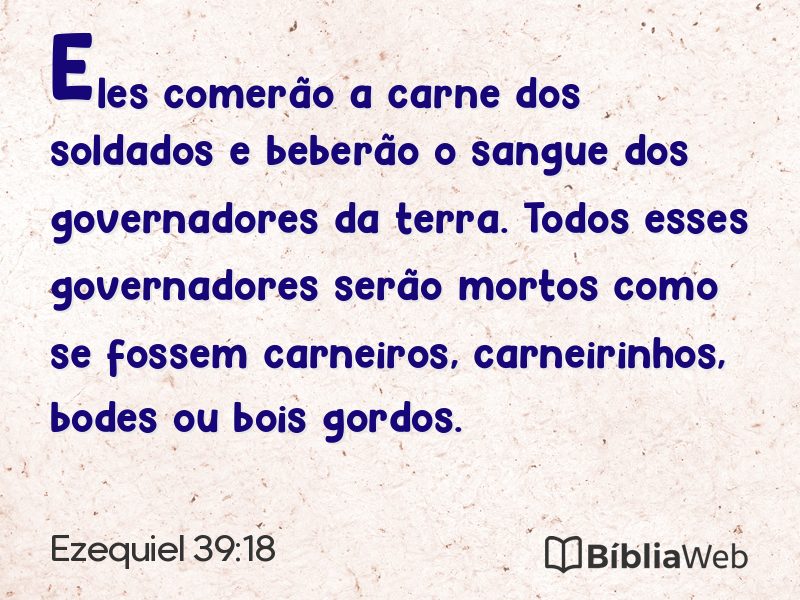 Ezequiel 39:18 em imagem para compartilhar