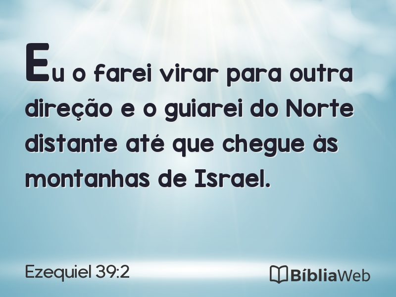 Ezequiel 39:2 em imagem para compartilhar